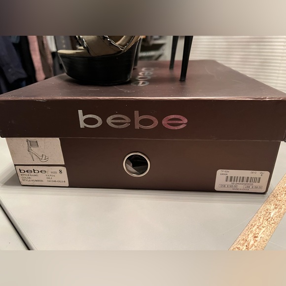 Bebe Olive strappy platform sandal.  Used. Great condition. - Picture 3 of 5